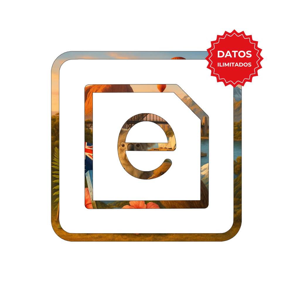 eSIM PacificRoam (Australia + Nueva Zelanda) Telefonía_MX