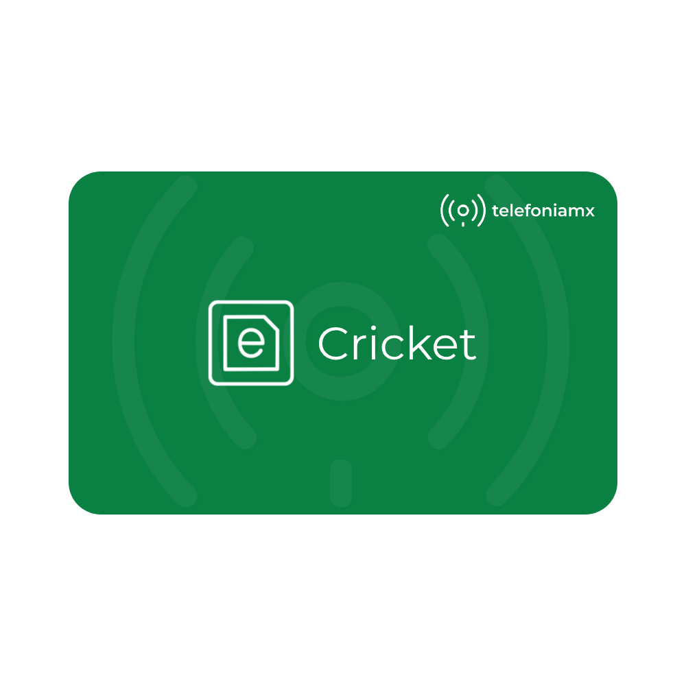 eSIM Cricket (Estados Unidos) Telefonía_MX