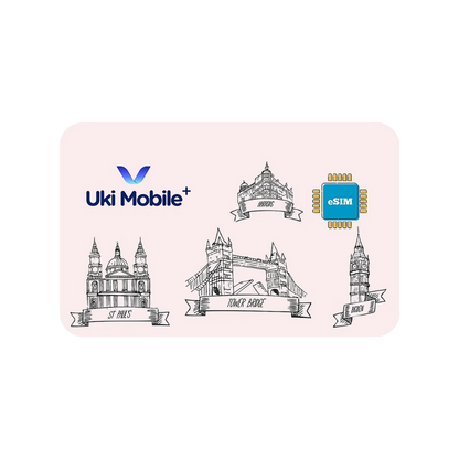 eSIM Uki Mobile+ (Reino Unido) Airalo