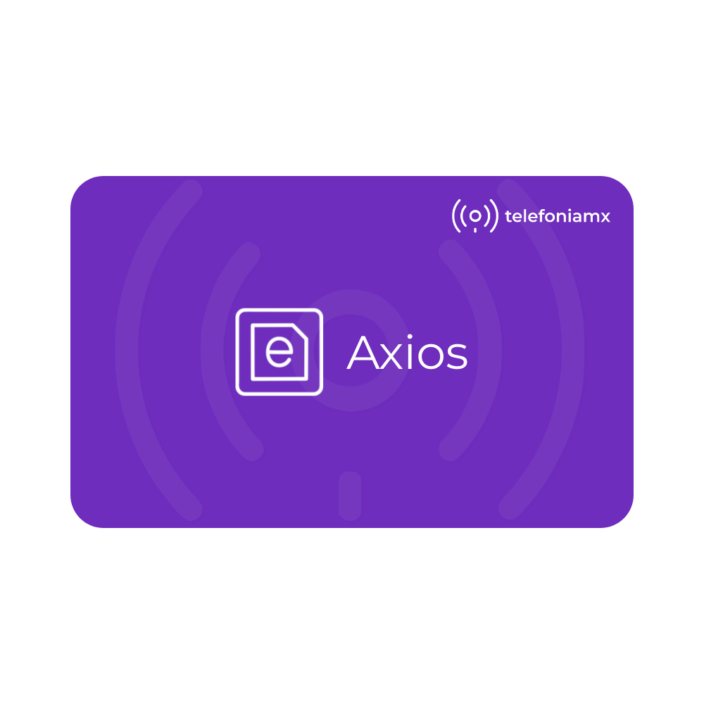 eSIM Axios Mobile (México) Telefonía_MX