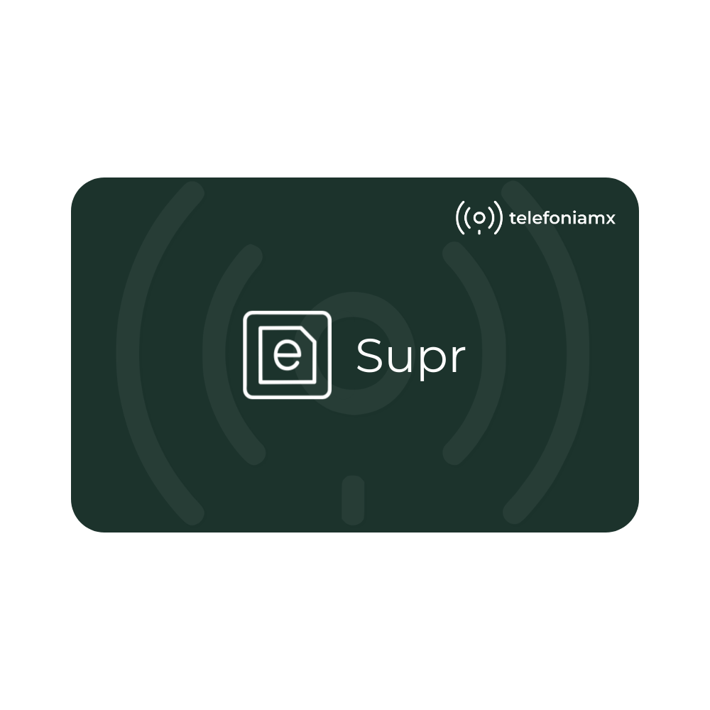 eSIM Supr (México) Telefonía_MX