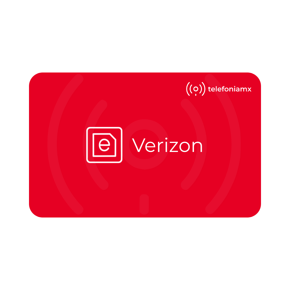 eSIM Verizon (Estados Unidos) Telefonía_MX