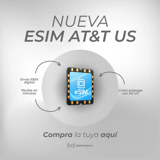 eSIM AT&T (Estados Unidos) AT&T EUA